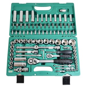 Zestaw kluczy nasadowych 1/2" i 1/4" 94 szt. Honiton